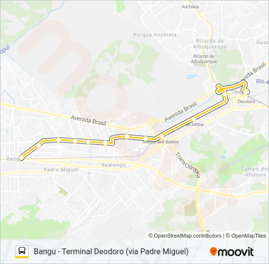 68 Bus Line Map