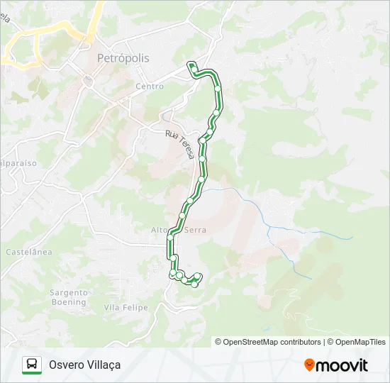158 Bus Line Map