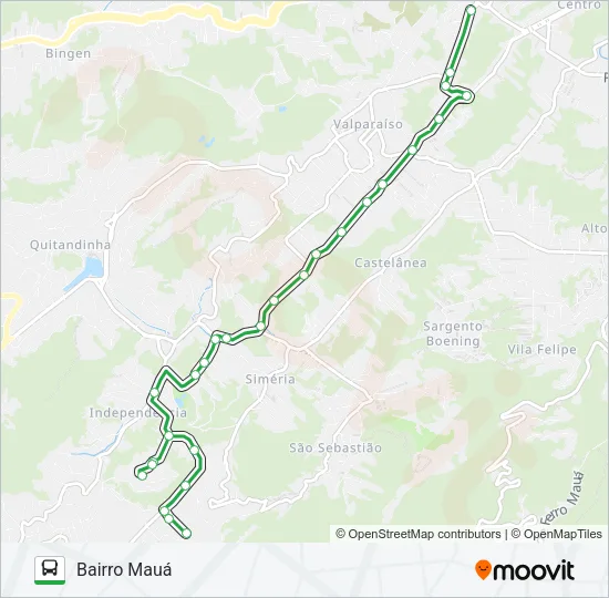 179 Bus Line Map