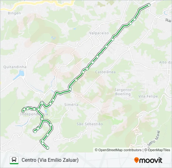 179 Bus Line Map