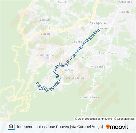 176 Bus Line Map