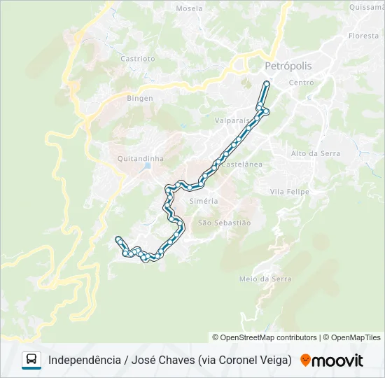 176 Bus Line Map