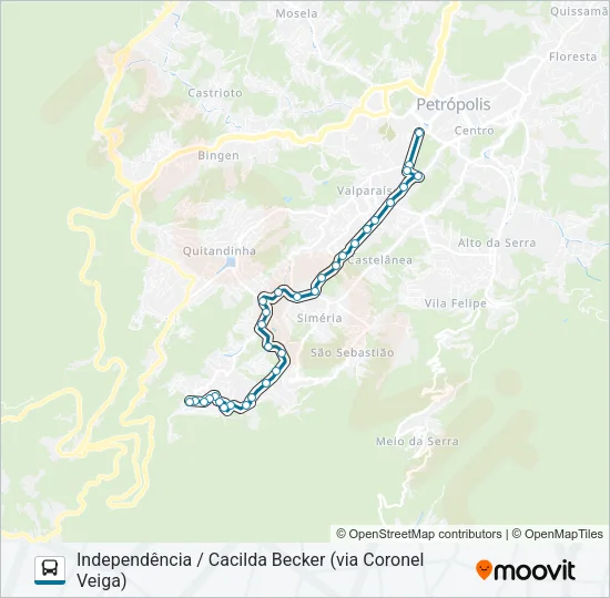 174 Bus Line Map