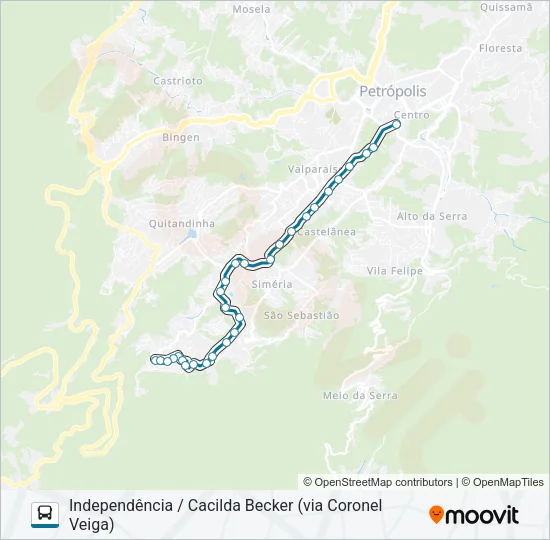 174 Bus Line Map