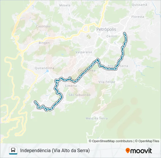 175 Bus Line Map