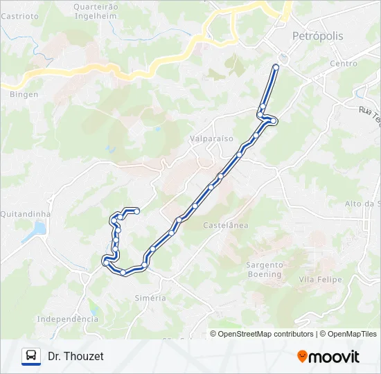 648 Bus Line Map