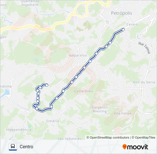 648 Bus Line Map