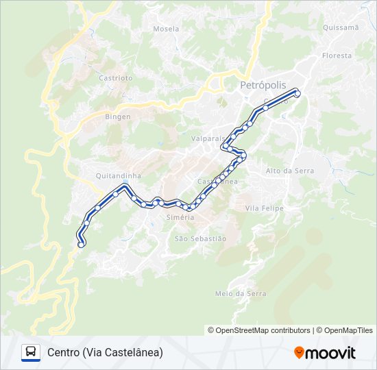 646 Bus Line Map