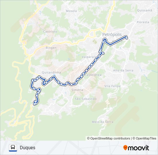 646 Bus Line Map