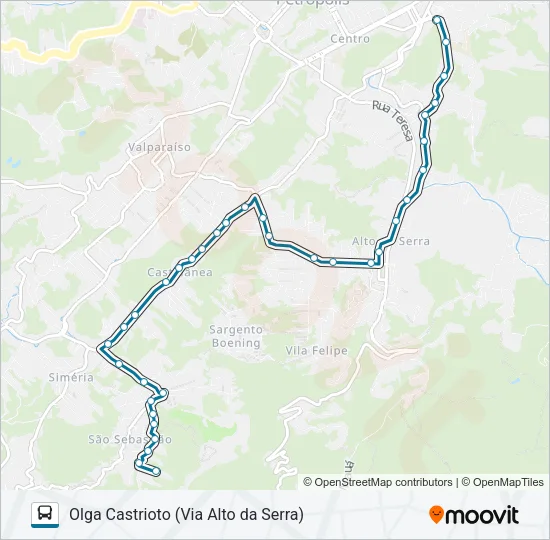 193 Bus Line Map