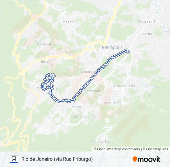 660 Bus Line Map