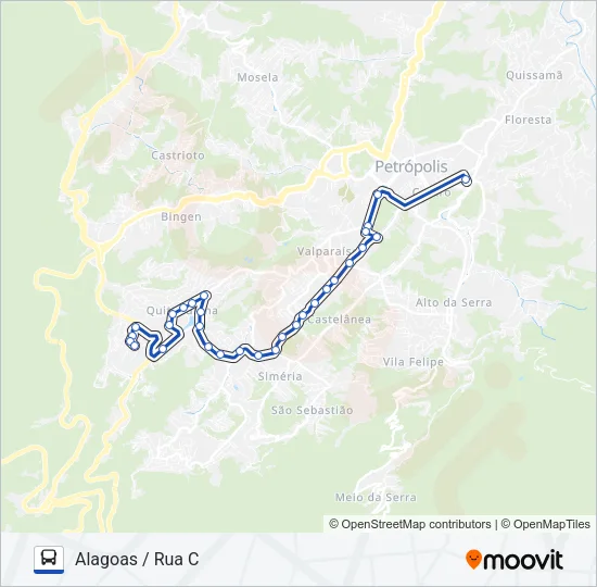 662 Bus Line Map
