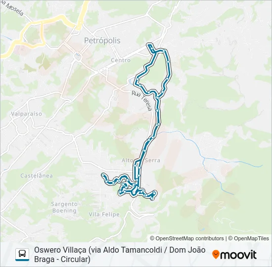 169 Bus Line Map