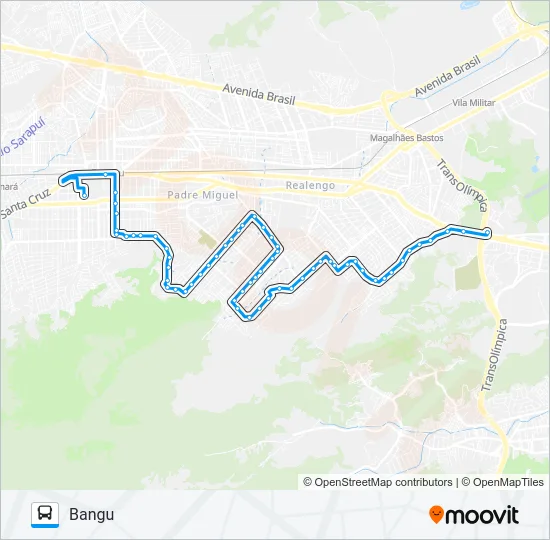 SP 801 Bus Line Map