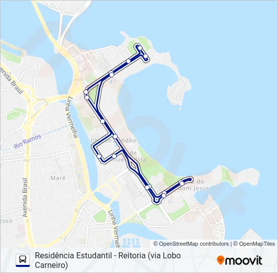 6 Bus Line Map