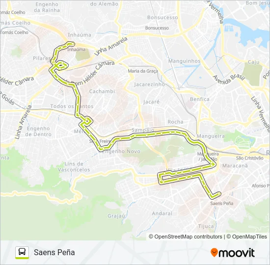 627 Bus Line Map