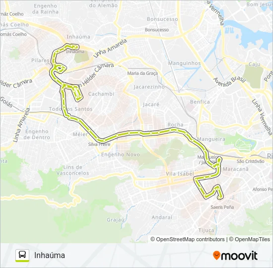 627 Bus Line Map