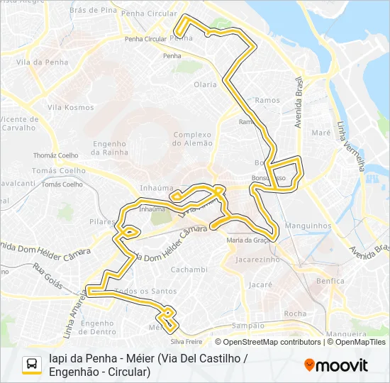 680 Bus Line Map
