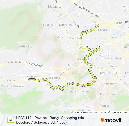 799 Bus Line Map