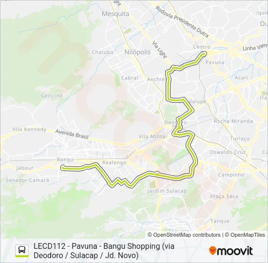 799 Bus Line Map
