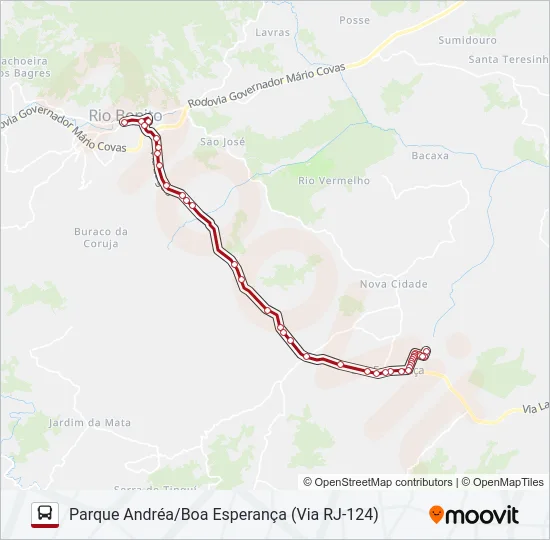 17 Bus Line Map