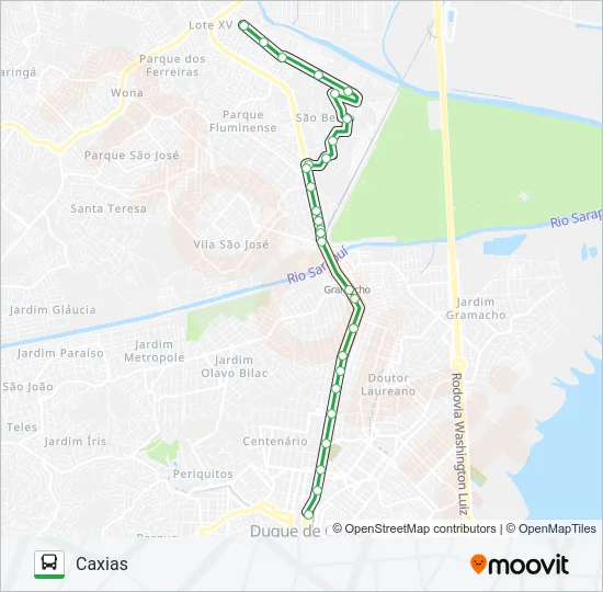 15I Bus Line Map