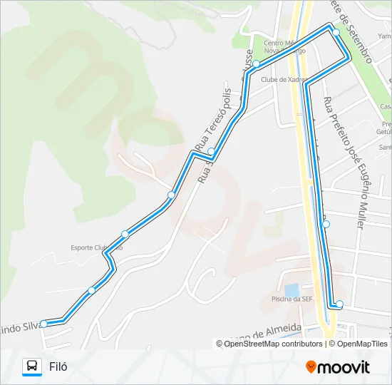 04B Bus Line Map