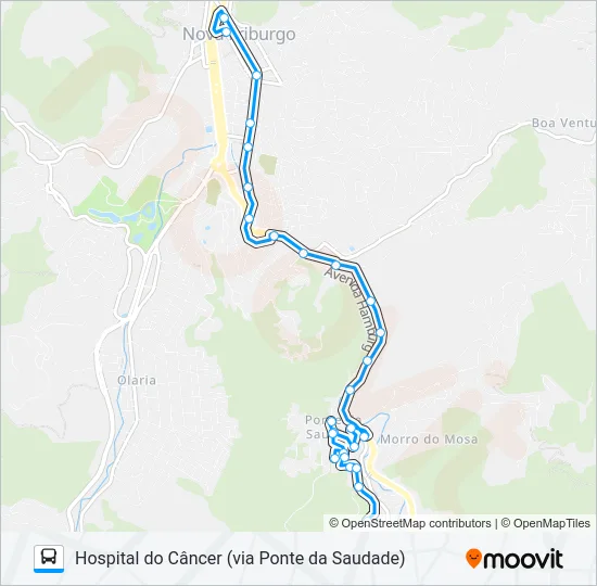 41A Bus Line Map