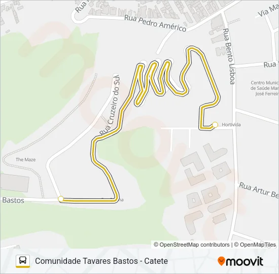 KOMBI Bus Line Map