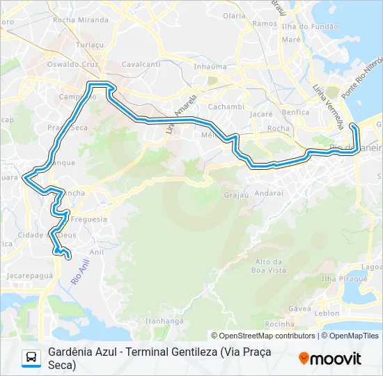 SN 353 Bus Line Map
