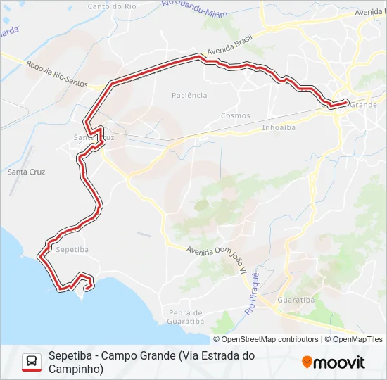 SN 898 Bus Line Map