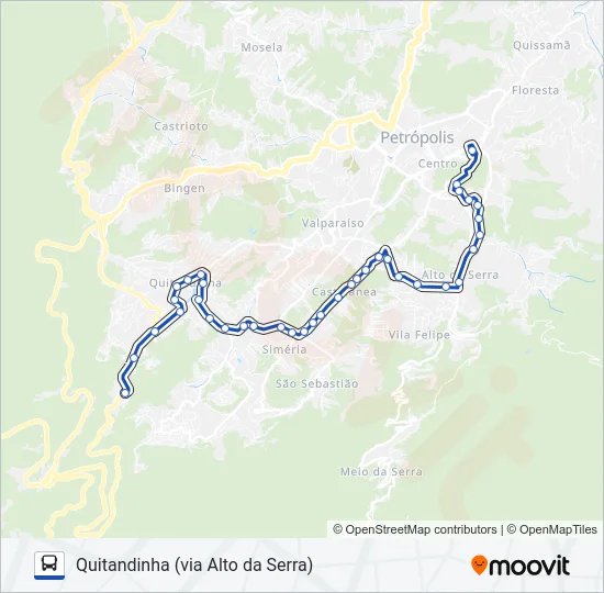 649 Bus Line Map