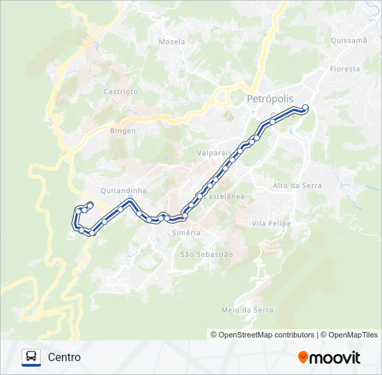 650 Bus Line Map