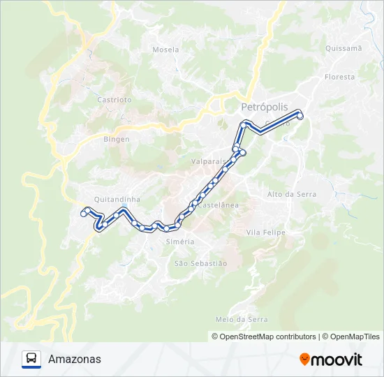 650 Bus Line Map