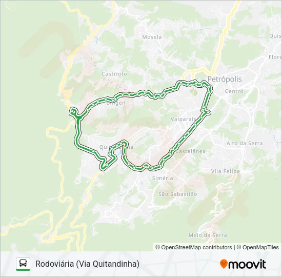 180 Bus Line Map