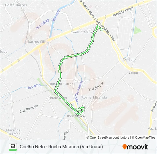 KOMBI Bus Line Map