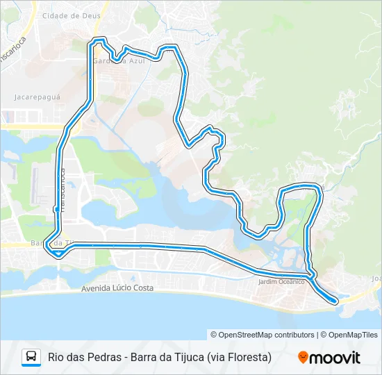 SV 863 Bus Line Map