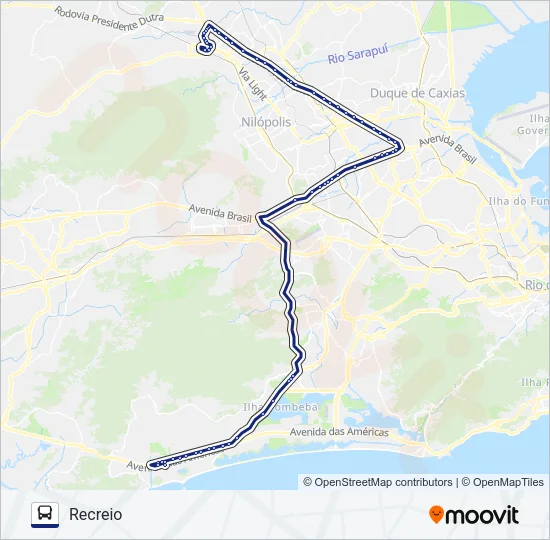 407T Bus Line Map