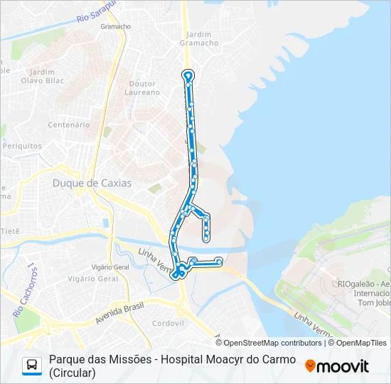 TZ16 Bus Line Map