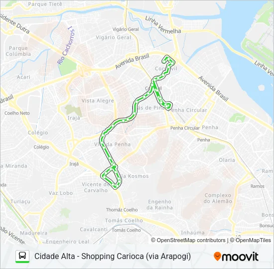 VAN Bus Line Map