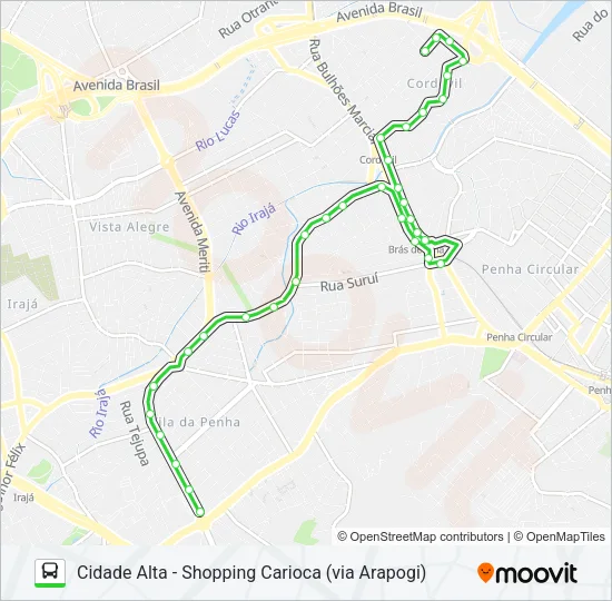 VAN Bus Line Map