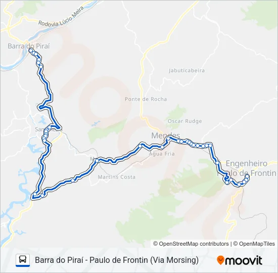 MP10 (PARCIAL) Bus Line Map
