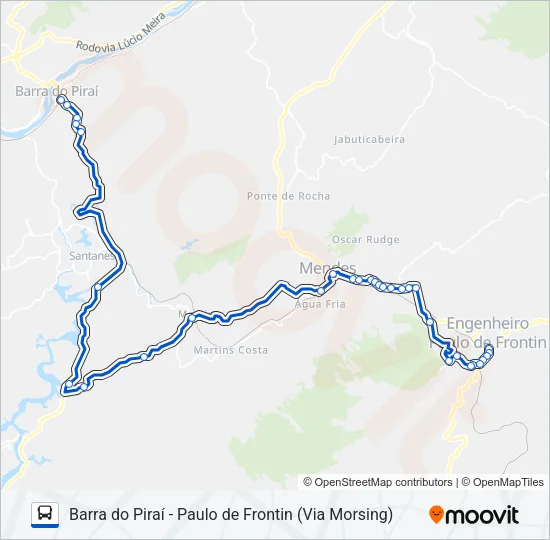 MP10 (PARCIAL) Bus Line Map