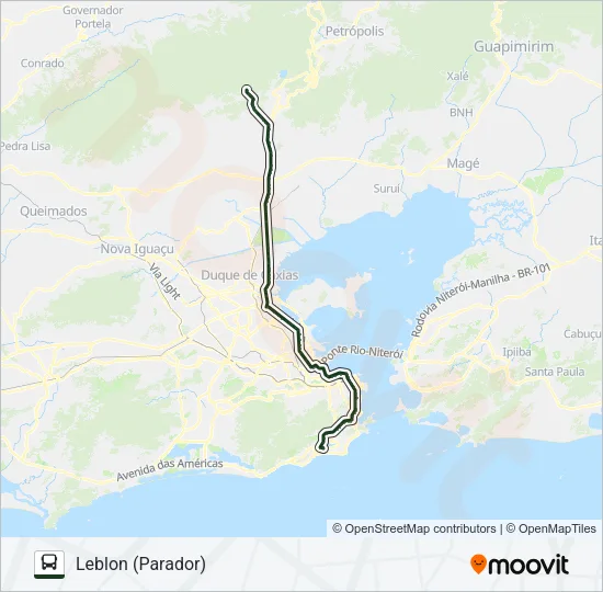 637T Bus Line Map