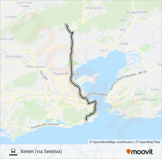 637T Bus Line Map