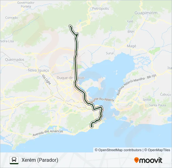 637T Bus Line Map