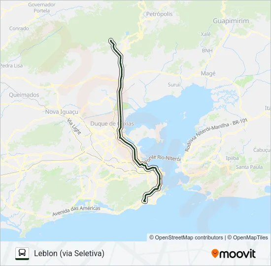 637T Bus Line Map