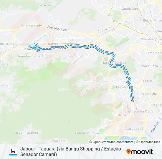 SV 803 Bus Line Map