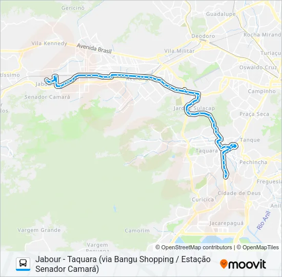 SV 803 Bus Line Map