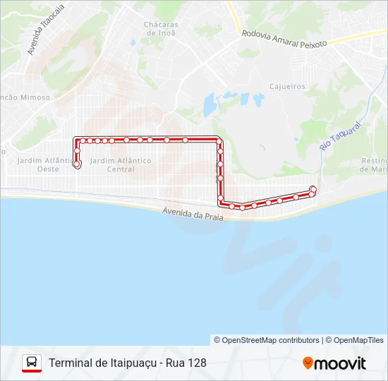 E37 Bus Line Map
